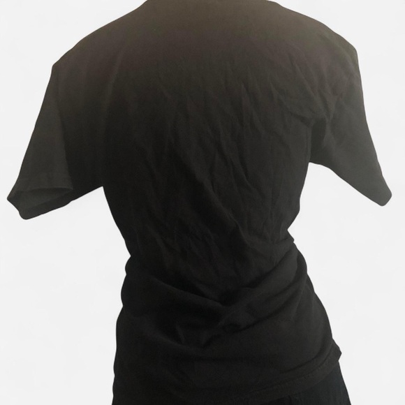 Obey Skull In Flower Graphic Design Women’s Fitted Tee Black And Purple Size S - Picture 6 of 6